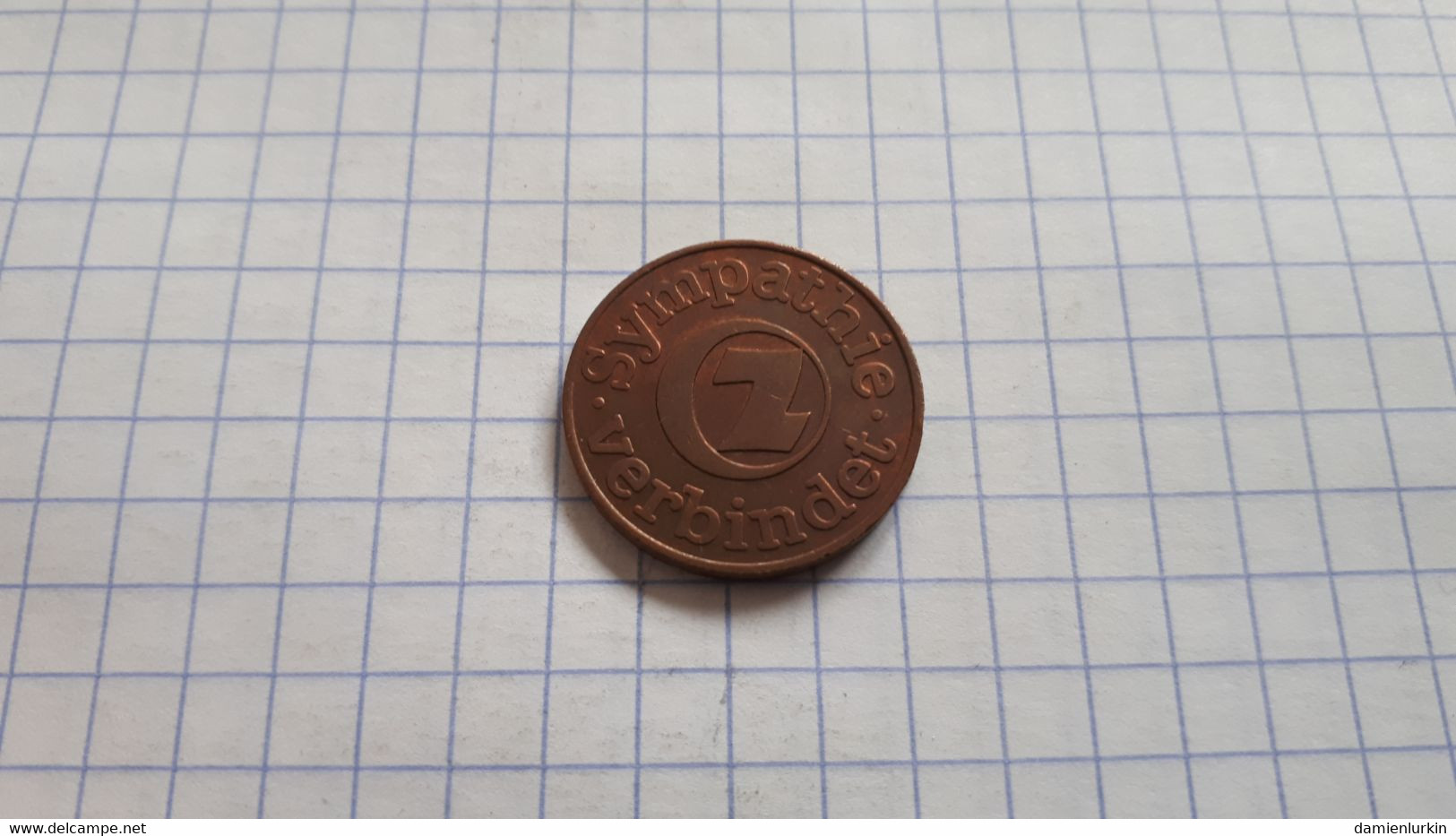 ALLEMAGNE GERMANY DEUTSCHLAND JETON VIEL GLÜCK 1980 SYMPATHIE VERBINDET 21.5MM FRAPPE MEDAILLE CUIVRE - Firma's