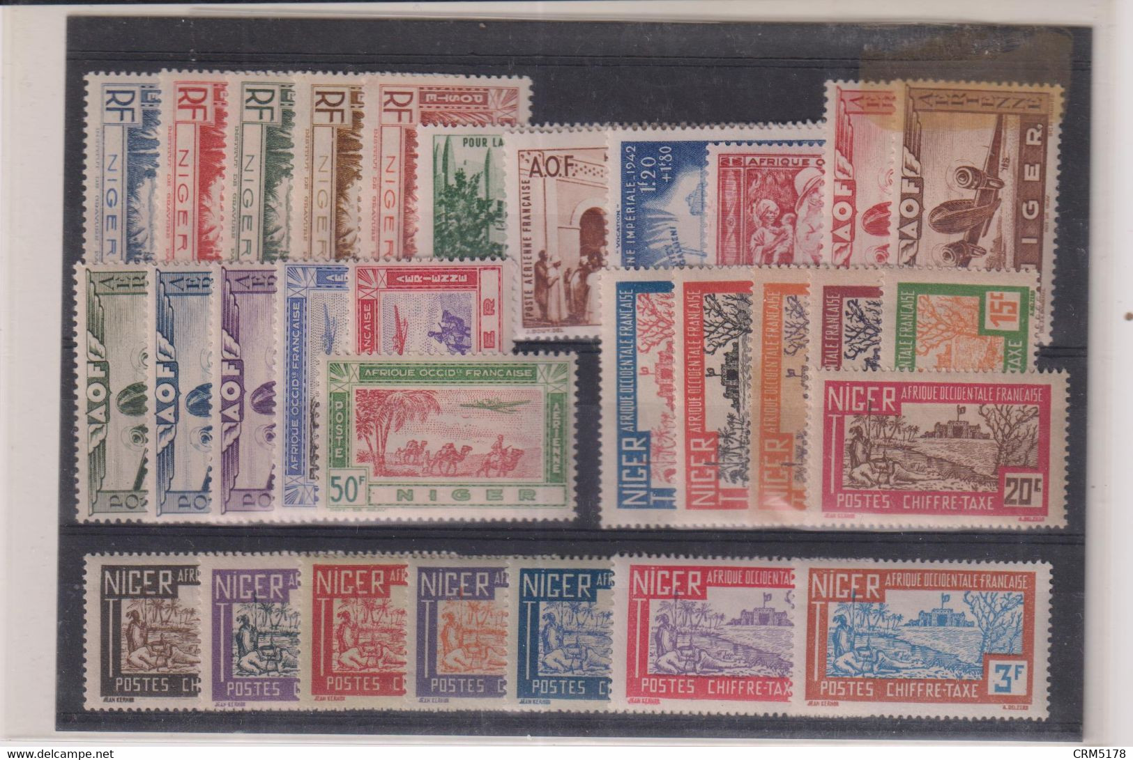 NIGER-PA-1/17-X-TAXE 9/21-X-  DE B à TB  -1940 - Other & Unclassified