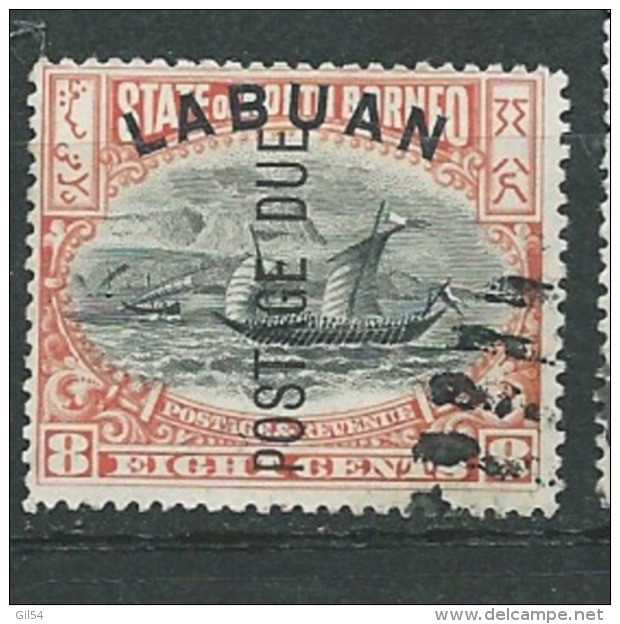 Labuan  - Timbre Taxe  -  Yvert N° 6 Oblitéré    -  Aab18604 - North Borneo (...-1963)