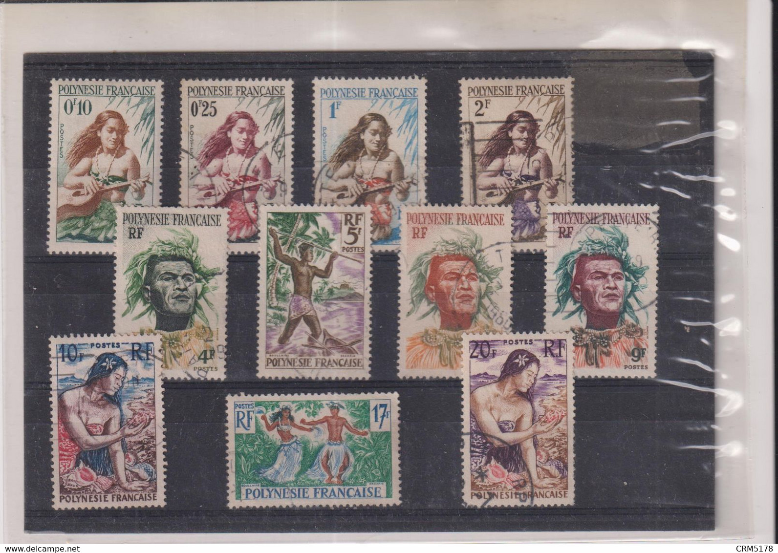 POLYNESIE-SERIE TP N° 1./11-OB-TB-1958 - Used Stamps