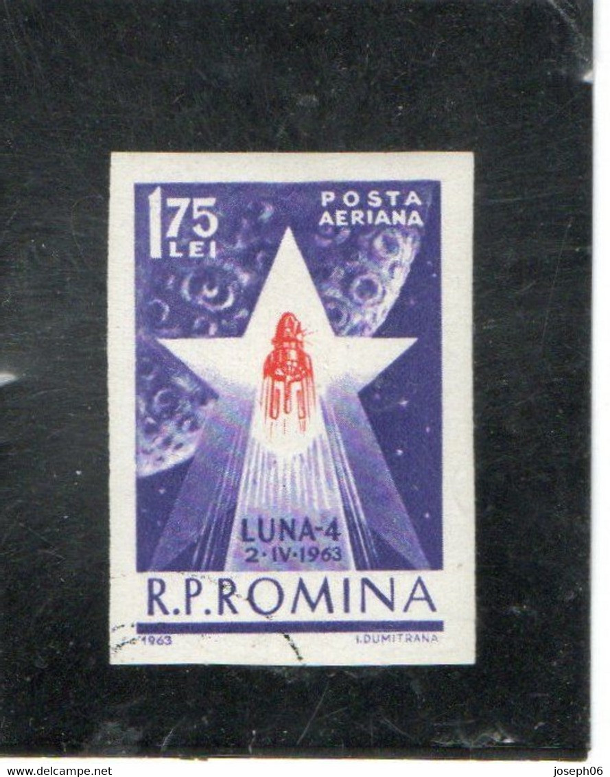 ROUMANIE    1963  Poste Aérienne  Y. T. N° 174  Oblitéré - Oblitérés