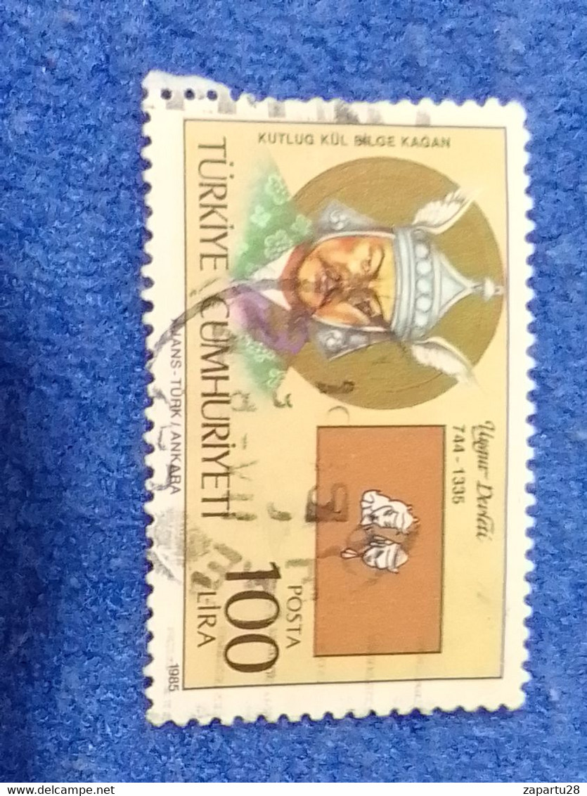 TÜRKEY--1980-90    100LİRA.       DAMGALI - Used Stamps