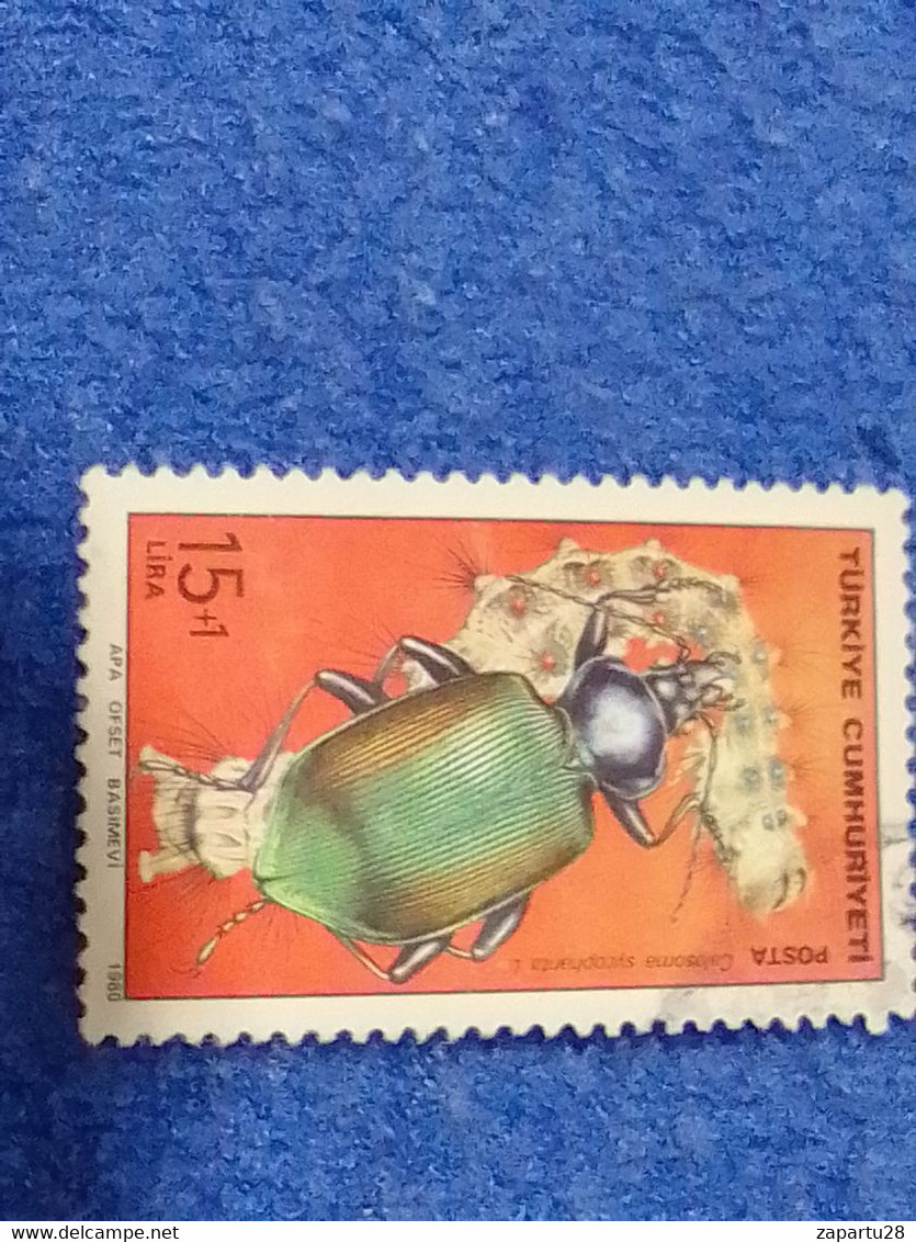 TÜRKEY--1980-90    15+1LİRA.       DAMGALI - Used Stamps