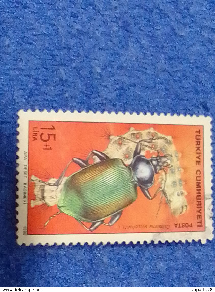 TÜRKEY--1980-90    15+1LİRA.       DAMGALI - Used Stamps