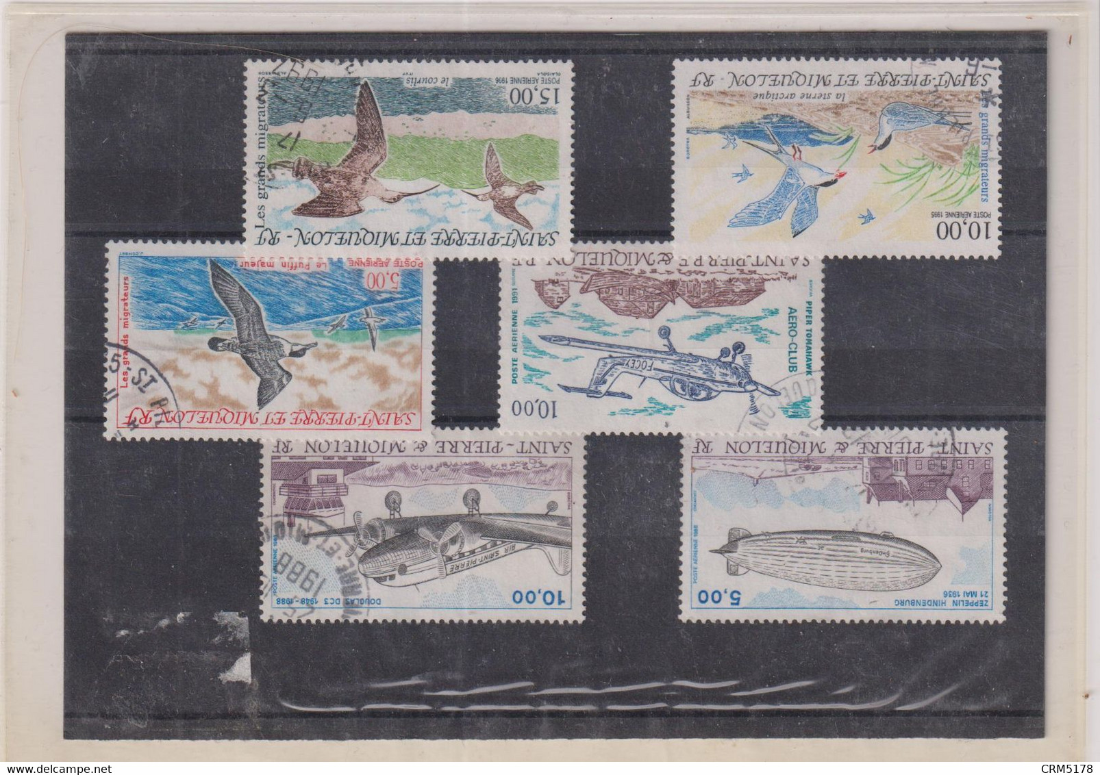 SAINT-PIERRE-ET-MIQUELON-PA-LOT TP 1988-OB-TB - Used Stamps