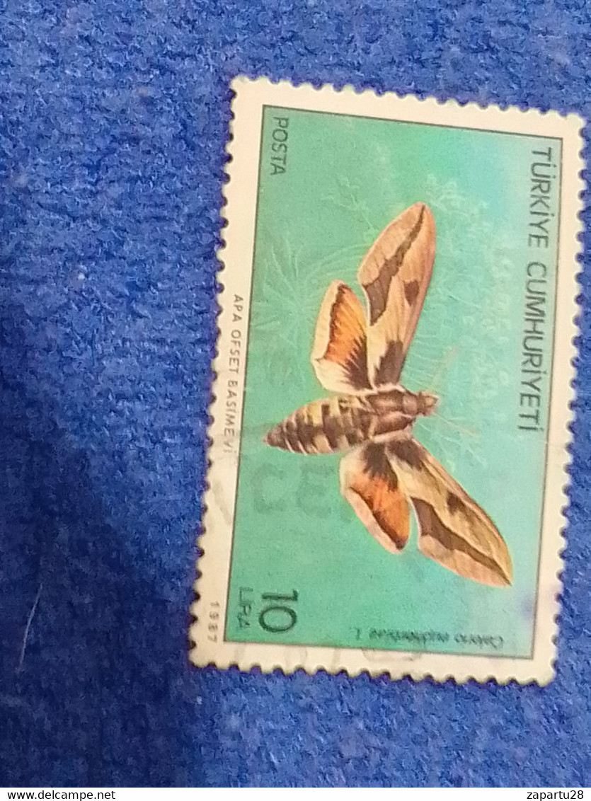 TÜRKEY--1980-90   10LİRA.       DAMGALI - Used Stamps