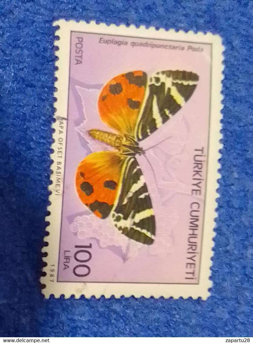 TÜRKEY--1980-90   100LİRA.       DAMGALI - Used Stamps