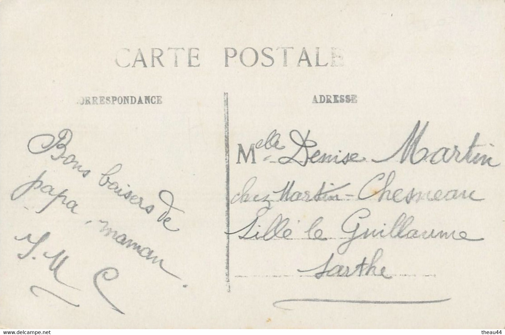 ¤¤   -  Lot De 2 Cartes Fantaisies   -  Fillettes Sur Un Vélo  -  Bicyclette   -  Un Baiser De " PONT-sur-YONNE " - Other & Unclassified