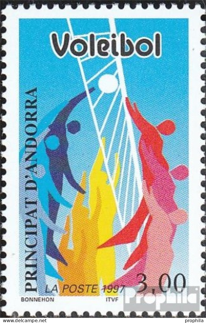 Andorra - Französische Post 507 (kompl.Ausg.) Postfrisch 1997 Volleyball - Carnets