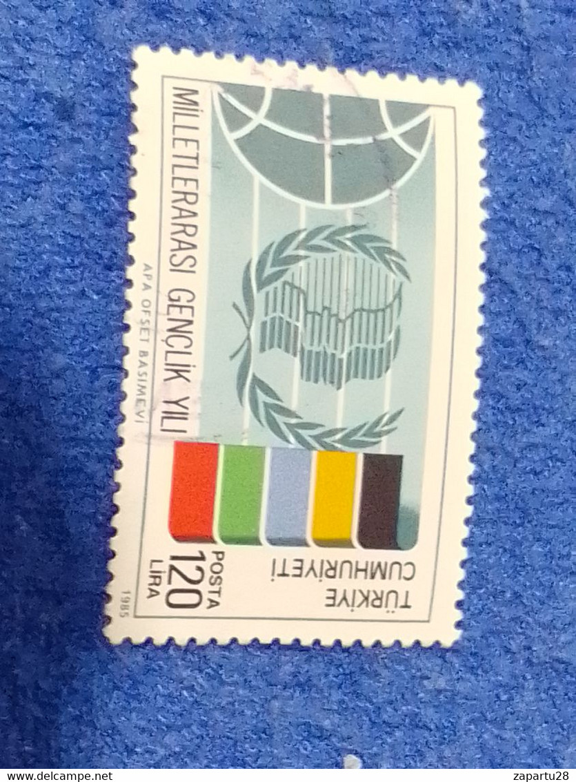 TÜRKEY--1980-90   120LİRA.       DAMGALI - Used Stamps