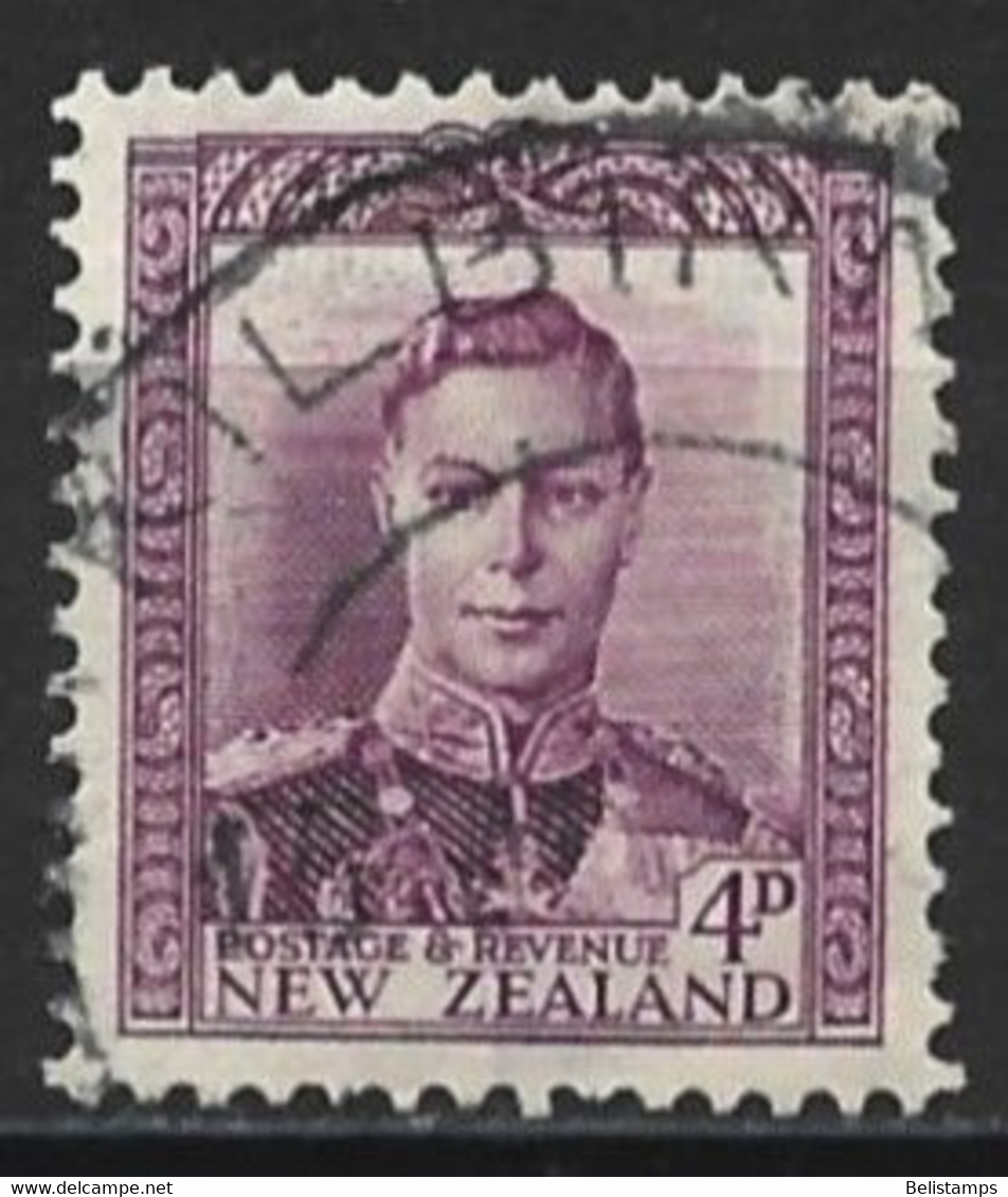 New Zealand 1947. Scott #260 (U) King George VI - Used Stamps