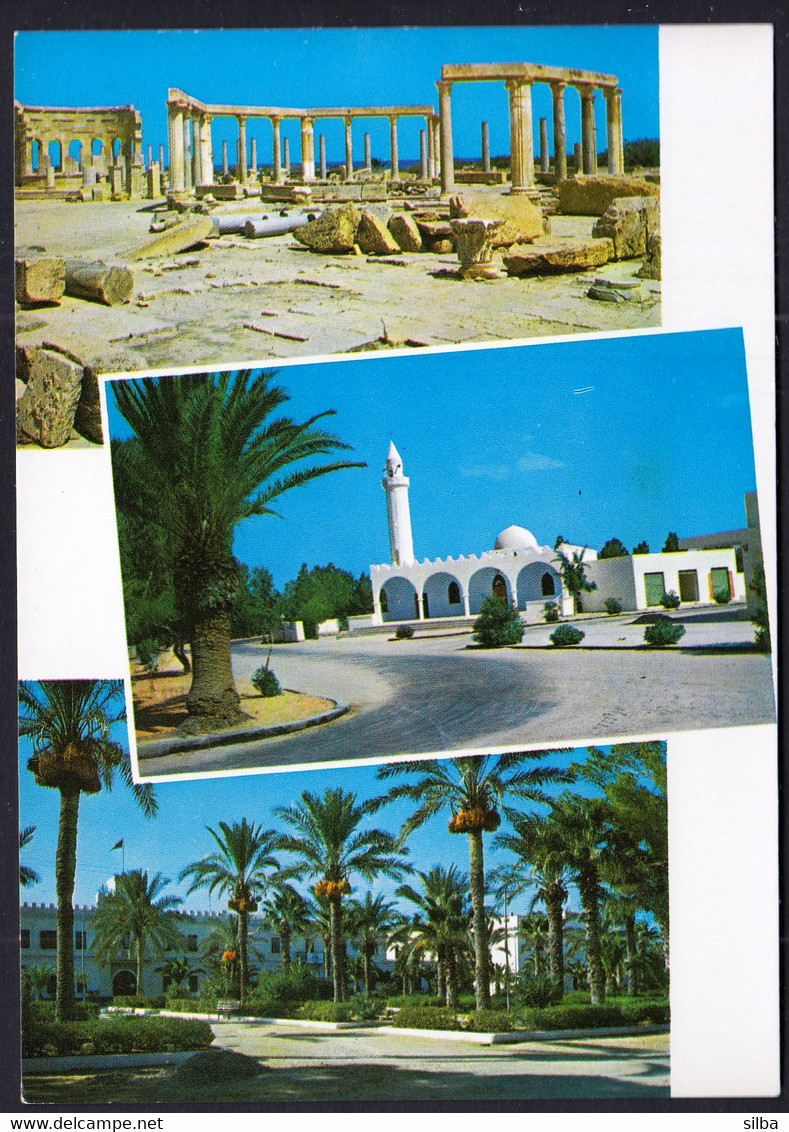 Libya Libia / General Views, Multi View, Ruins, Mosque, Palace / Unused, Uncirculated - Libia