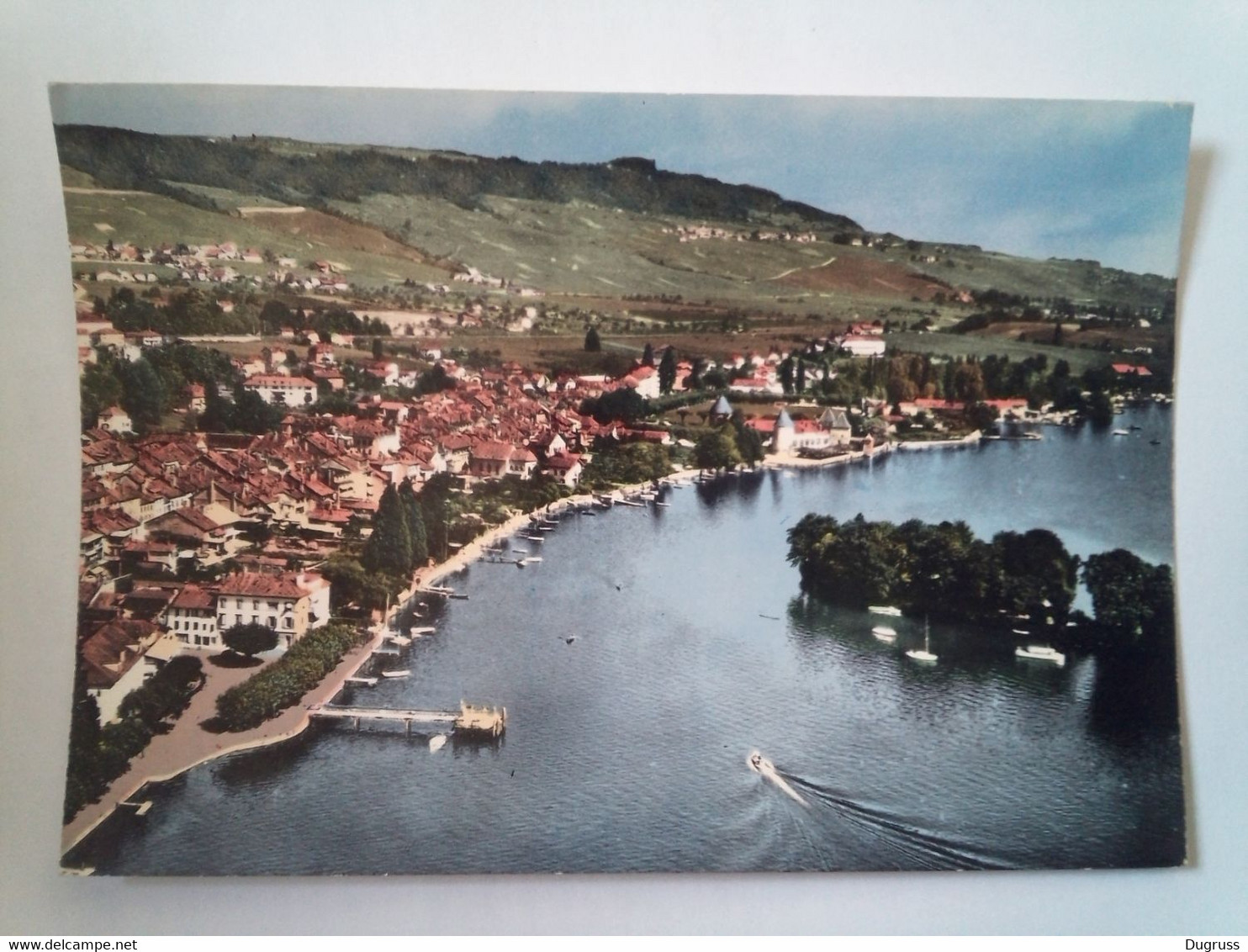 Cpsm Rolle Et Son Île Vue D'avion. - Rolle