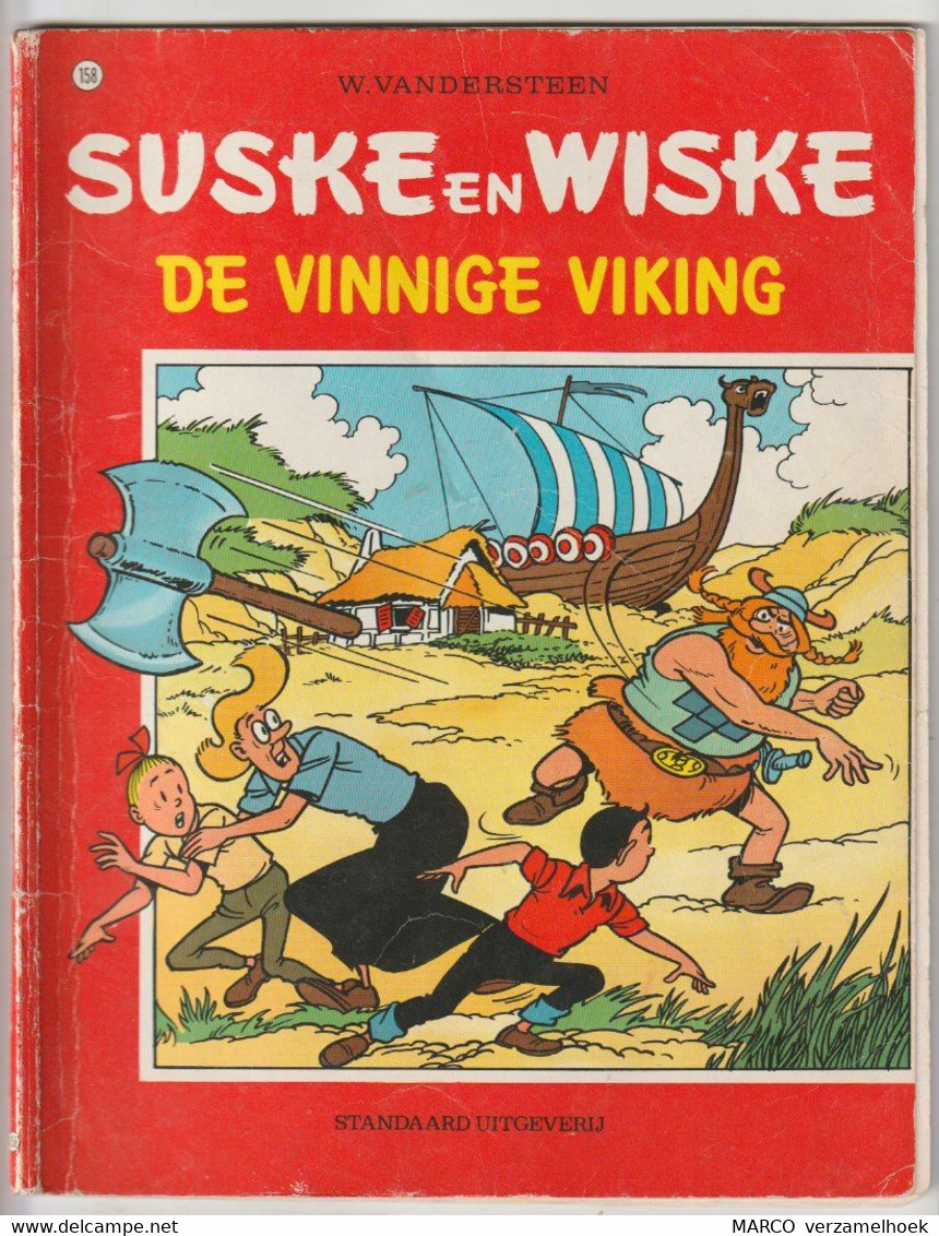 158. Suske En Wiske De Vinnige Viking Standaard Willy Vandersteen 1976 - Suske & Wiske