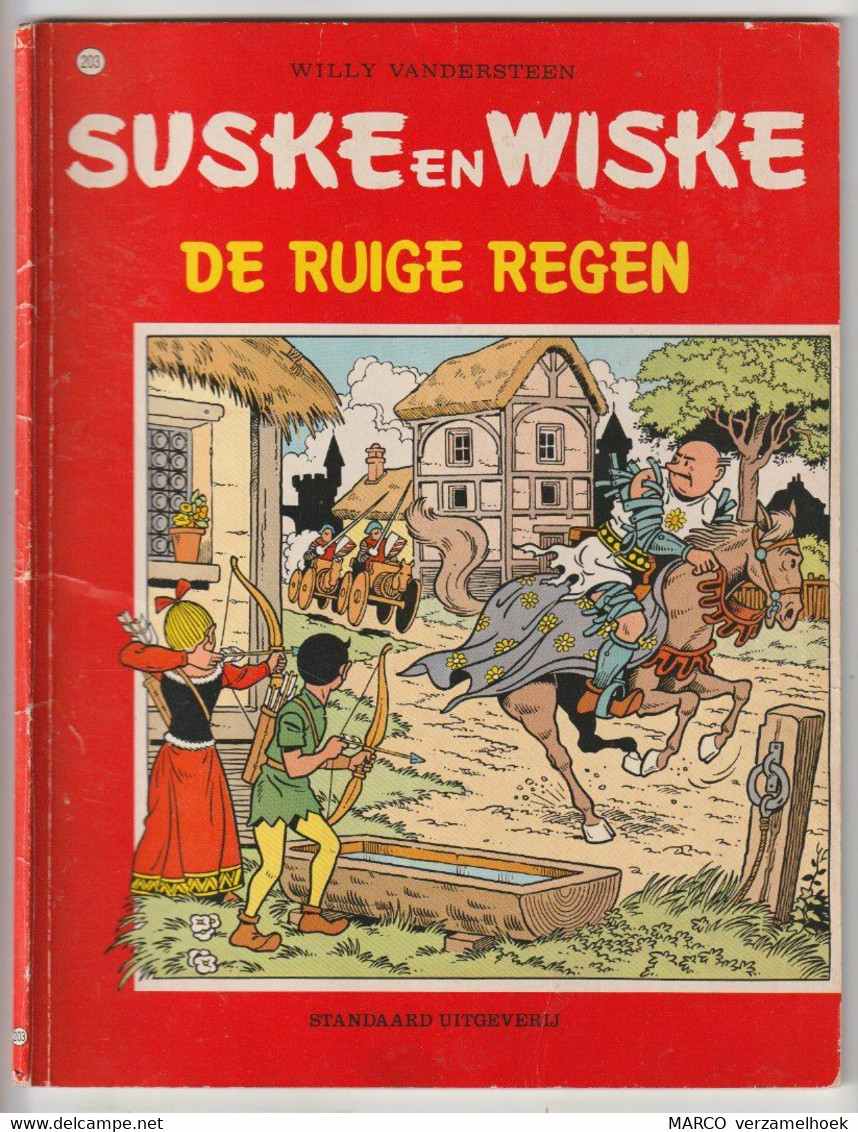 203. Suske En Wiske De Ruige Regen Standaard Willy Vandersteen 1985 - Suske & Wiske