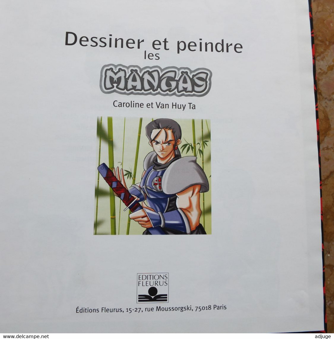 Dessiner Et Peindre Les MANGAS - Caroline Et Van Huy Ta _ ISBN : 2-215-07474-4_TOP ** - Autres & Non Classés
