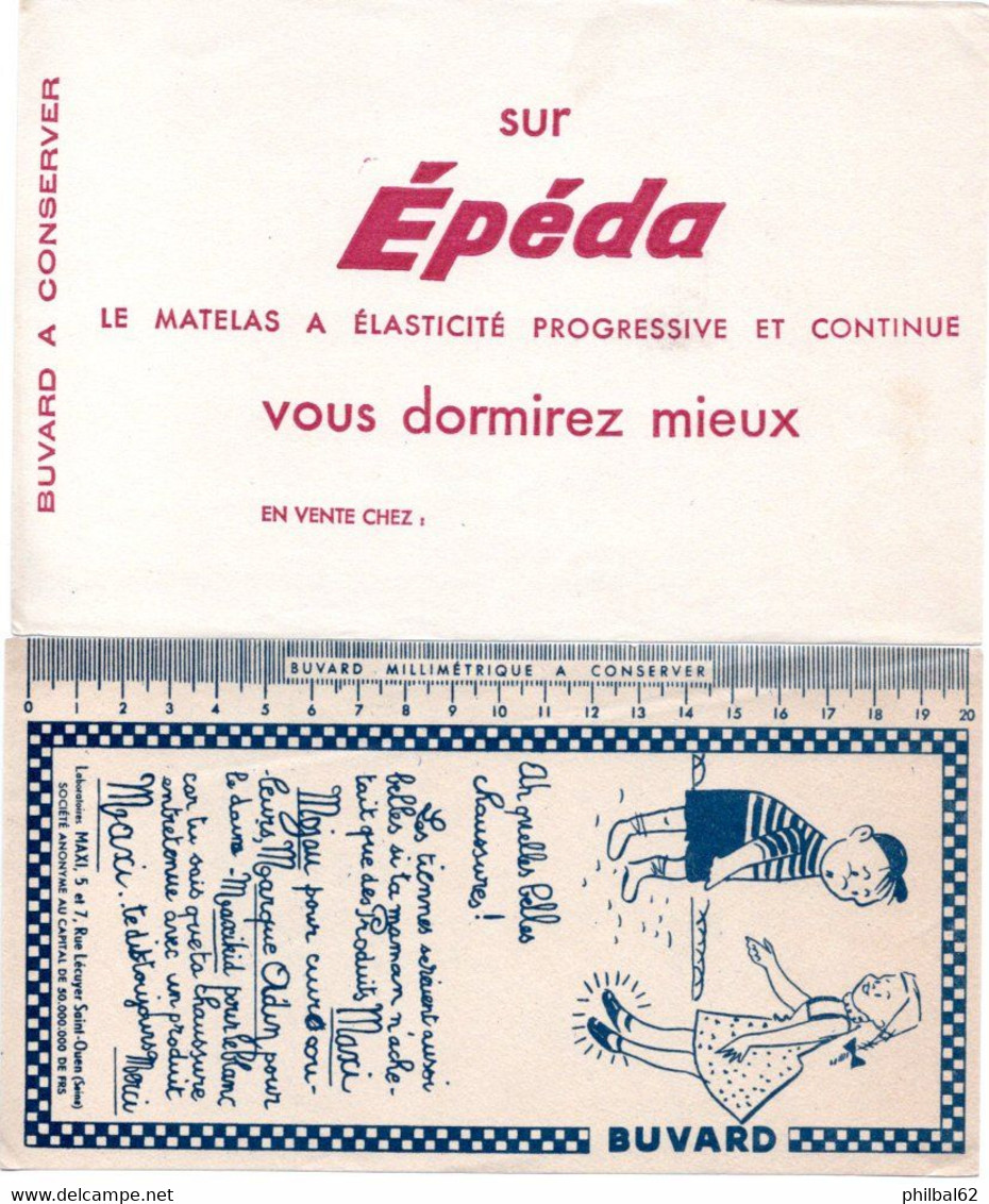 Lot De 10 Buvards. Philbée, Danone, Morvan, Cirage, Epéda, Thé Eléphant, Coopération, Alsa, Alcool à Brûler. - Colecciones & Series