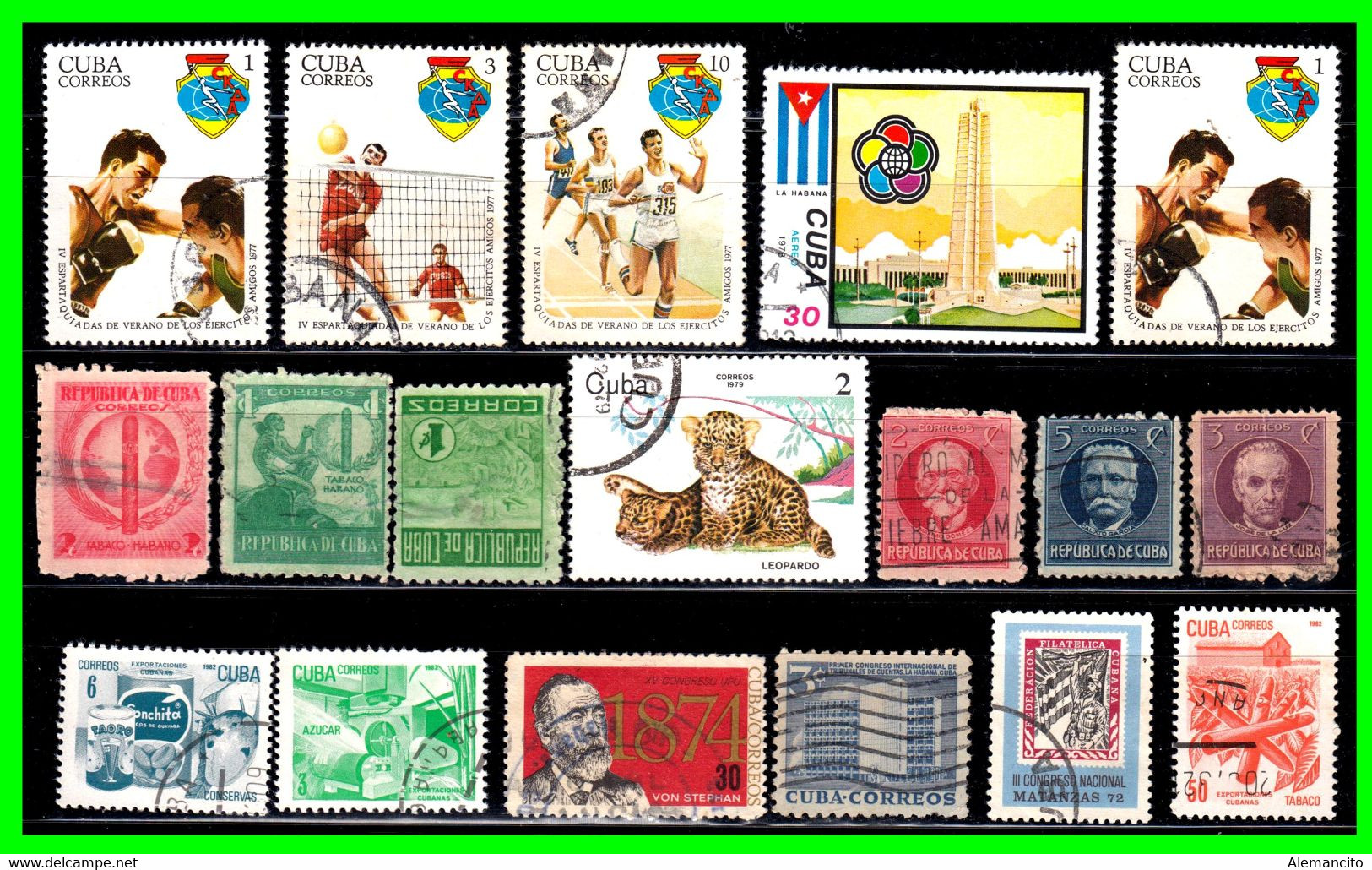 CUBA ( AMERICA DEL NORTE ) LOTE DE SELLOS  DIFERENTES AÑOS Y VALORES - Collections, Lots & Series