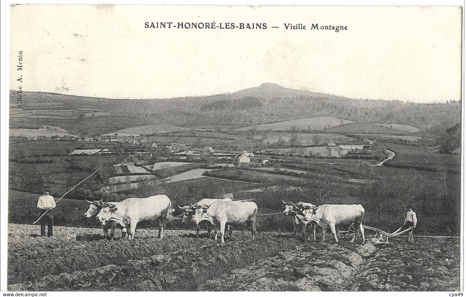 58   SAINT - HONORE - LES - BAINS   VIELLE  MONTAGNE - Saint-Honoré-les-Bains