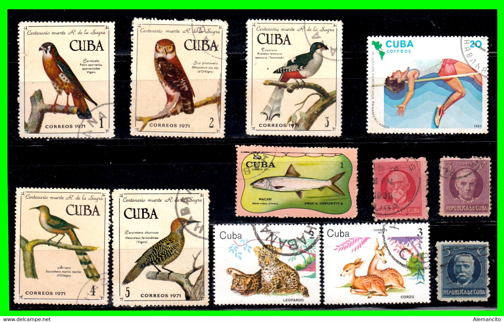 CUBA ( AMERICA DEL NORTE ) LOTE DE SELLOS  DIFERENTES AÑOS Y VALORES - Collections, Lots & Series
