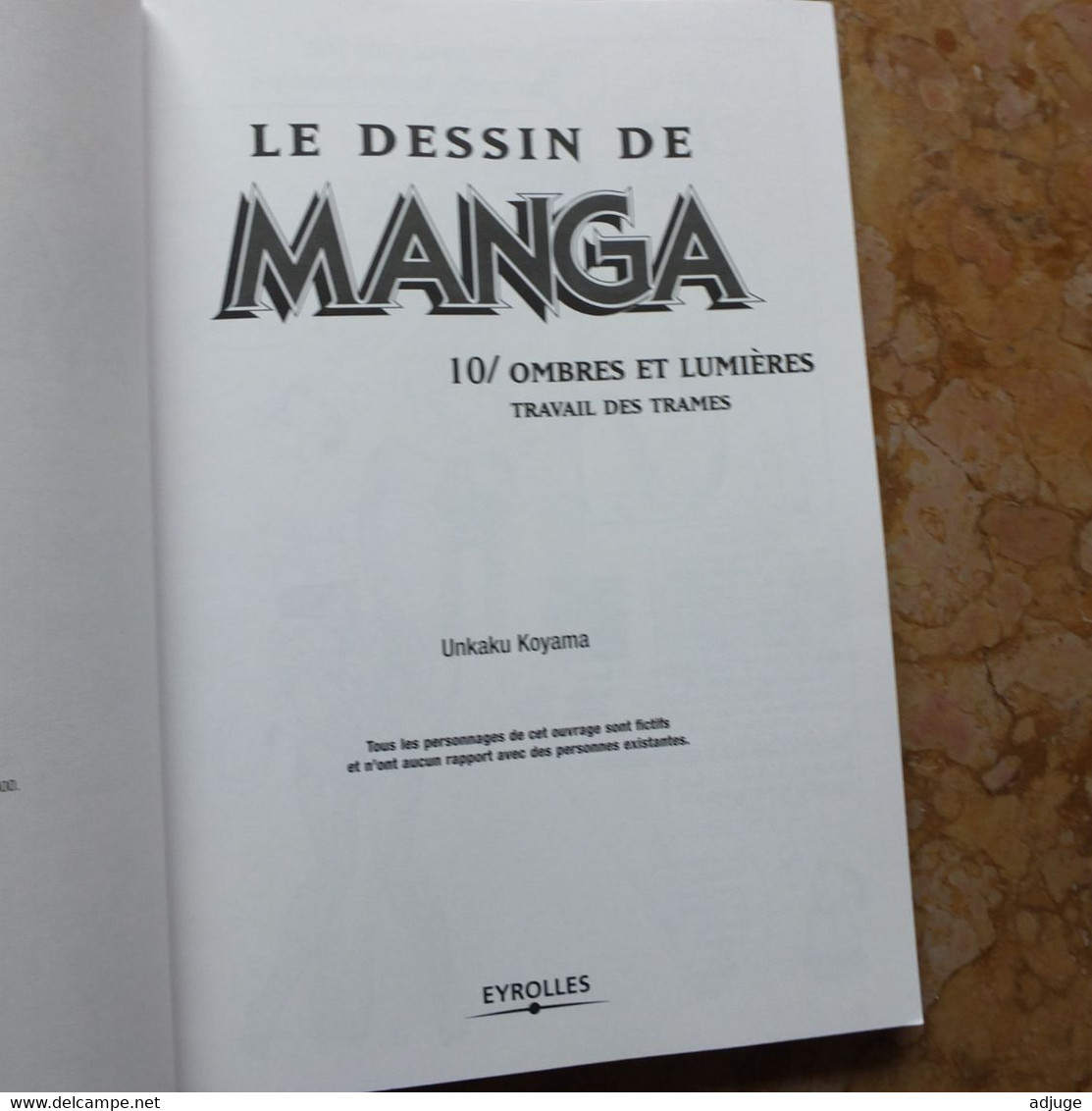 Dessin De MANGA _ Ombres Et Lumières - Travail Des Trames - UNKAKU KOYAMA _ ISBN : 2-212-11341-2_TOP ** - Autres & Non Classés