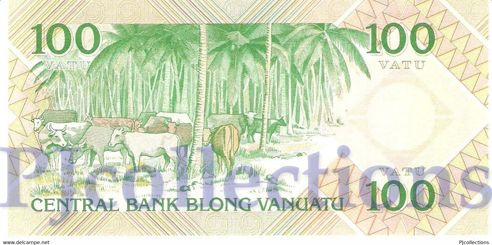 VANUATU 100 VATU 1982 PICK 1 PREFIX "AA" UNC - Vanuatu