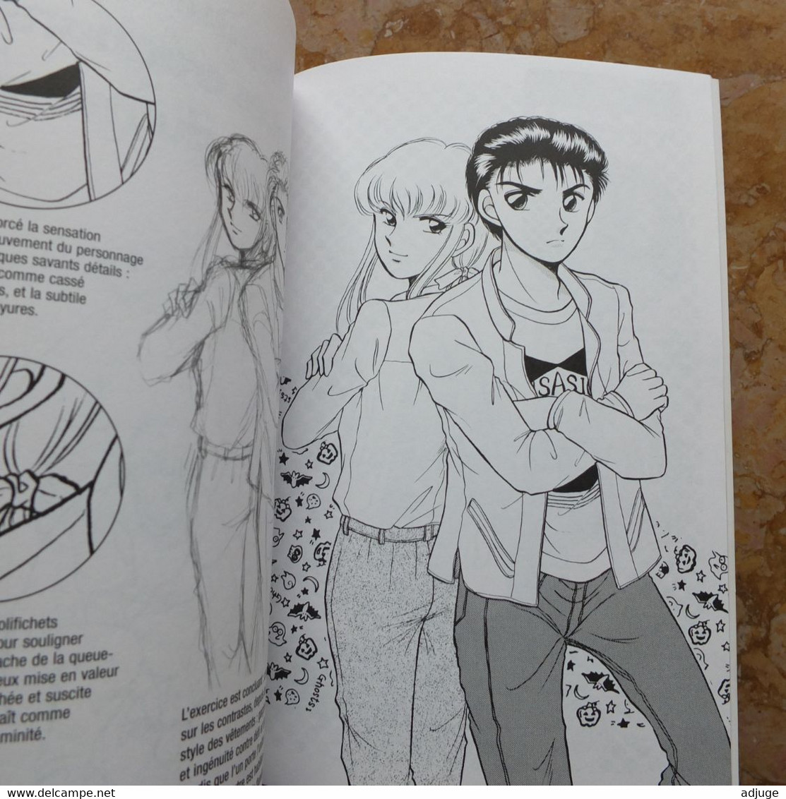 Dessin de MANGA _ Personnages Masculins - HIKARU HAYASHI _ ISBN : 2-212-11287-4_TOP **