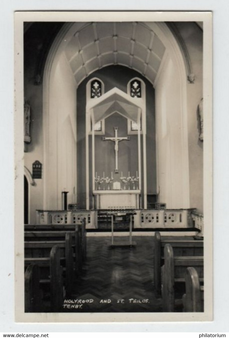 Cymru, Pays De Galles, TENBY, Intérieur De L'Eglise Saint Teilos. - Pembrokeshire