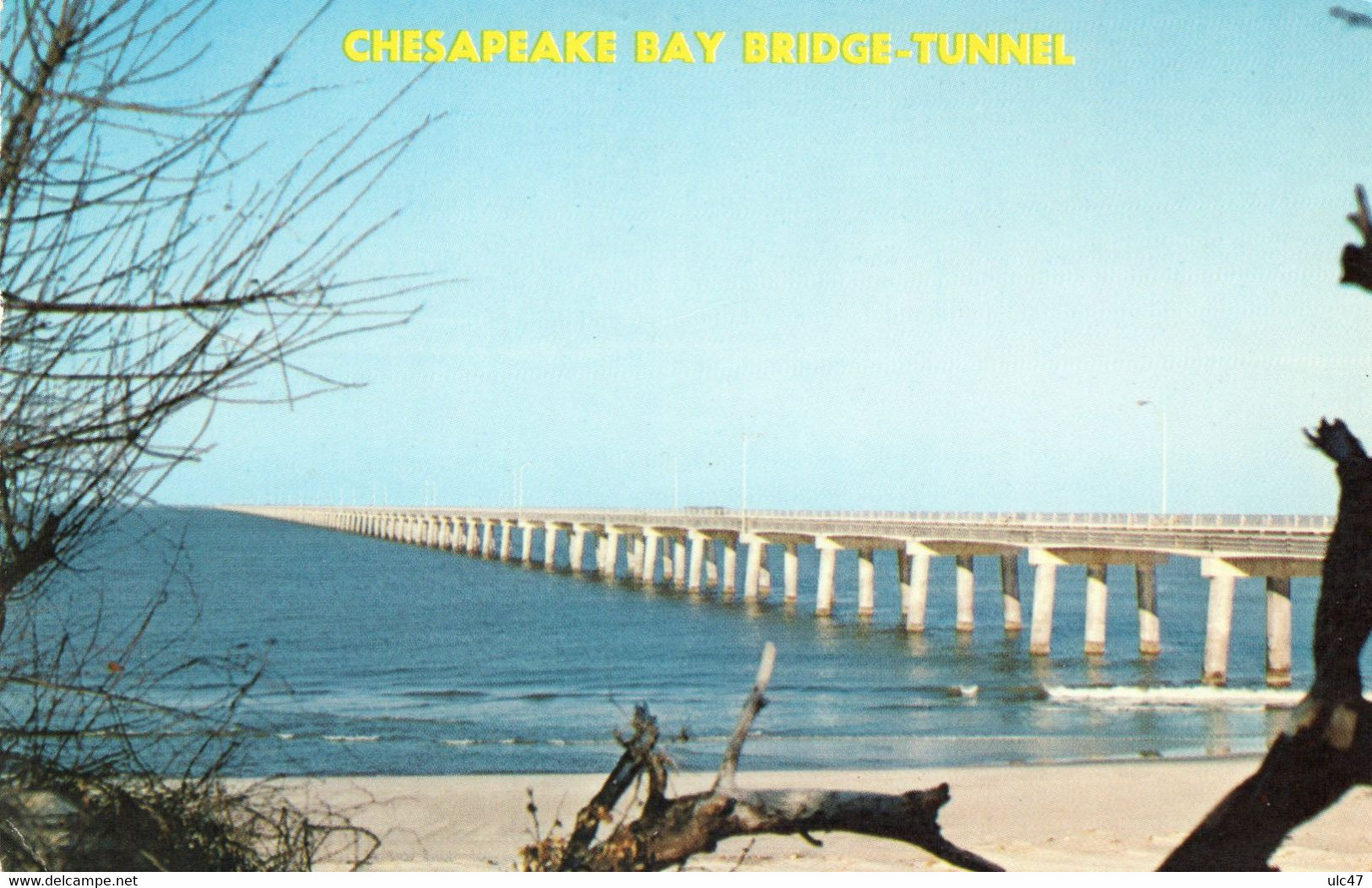 - CHESAPEAKE BAY BRIDGE-TUNNEL - Scan Verso - - Chesapeake