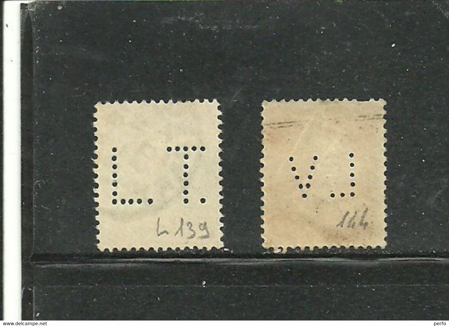 Perforés   LT Et LV  Indice  6  Bon Centrage - Used Stamps