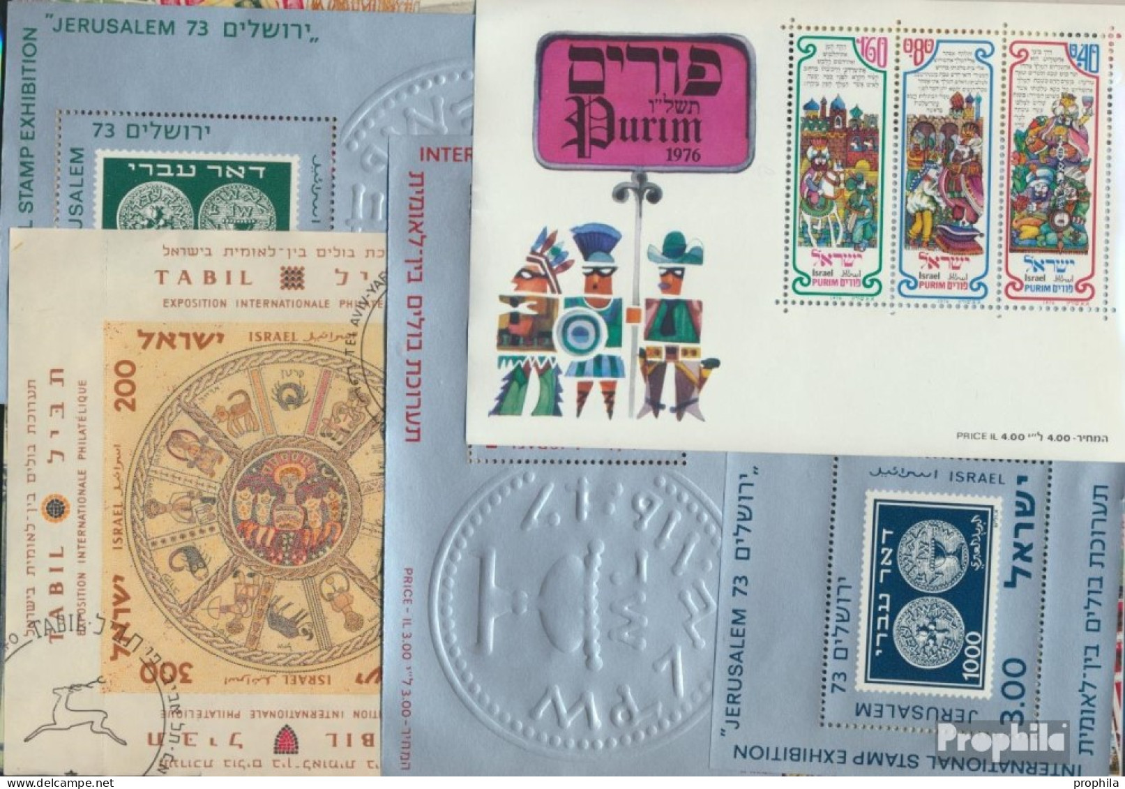 Israel 5 Verschiedene Blöcke Und Kleinbögen - Colecciones & Series