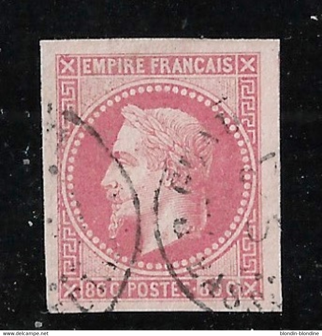 COLONIES GENERALES YT 10 OBL GUADELOUPE / BASSE TERRE - Napoleone III