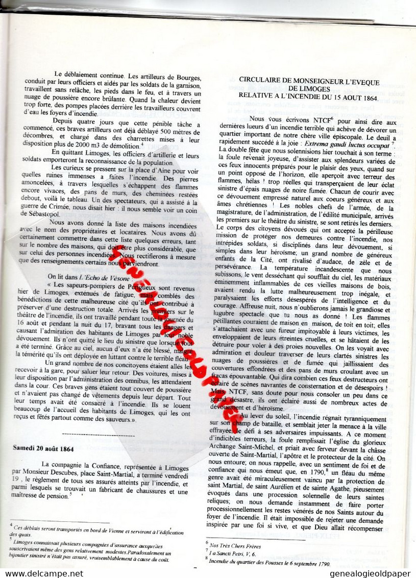87-LIMOGES-REVUE RENAISSANCE VIEUX LIMOGES-JUIN 1996-CASTEL NAUGEAT -QUARTIER LES ARENES-BERNARD GUI-SADI CARNOT-TRIPON