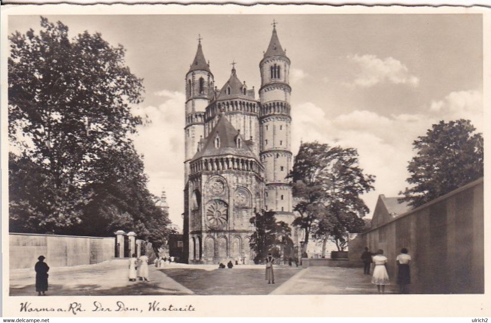 AK Worms Am Rhein - Der Dom - Westseite - Ca. 1930 (63159) - Worms