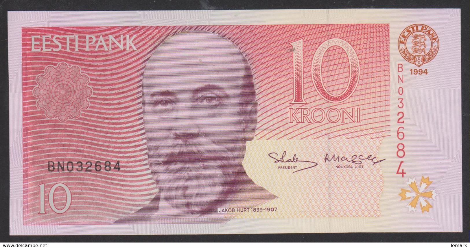 Estonia 10 Krooni  1994 P72b UNC - Estonia