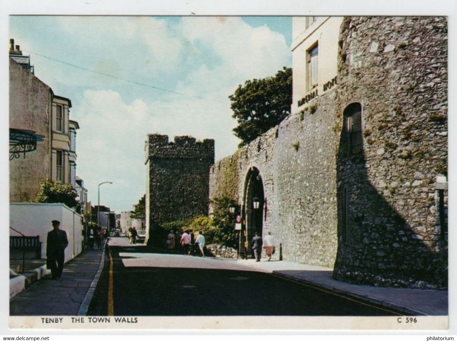 Cymru, Pays De Galles, TENBY,  Les Remparts - Pembrokeshire