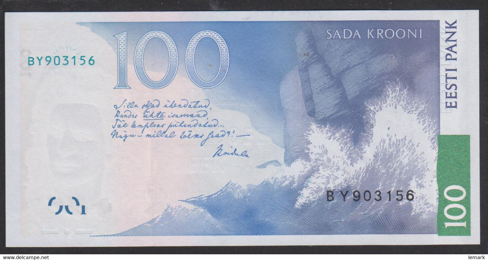 Estonia 100 Krooni 1999 P82 UNC - Estonie