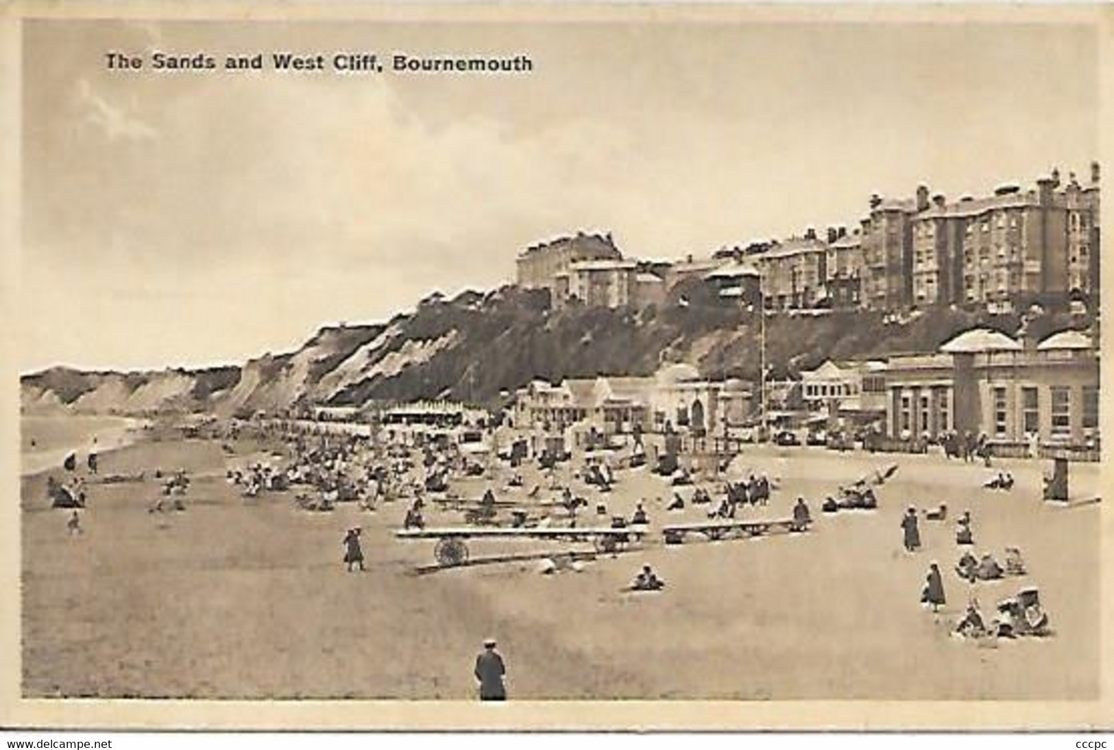 CPA The Sands And West Cliff Bournemouth - Bournemouth (bis 1972)