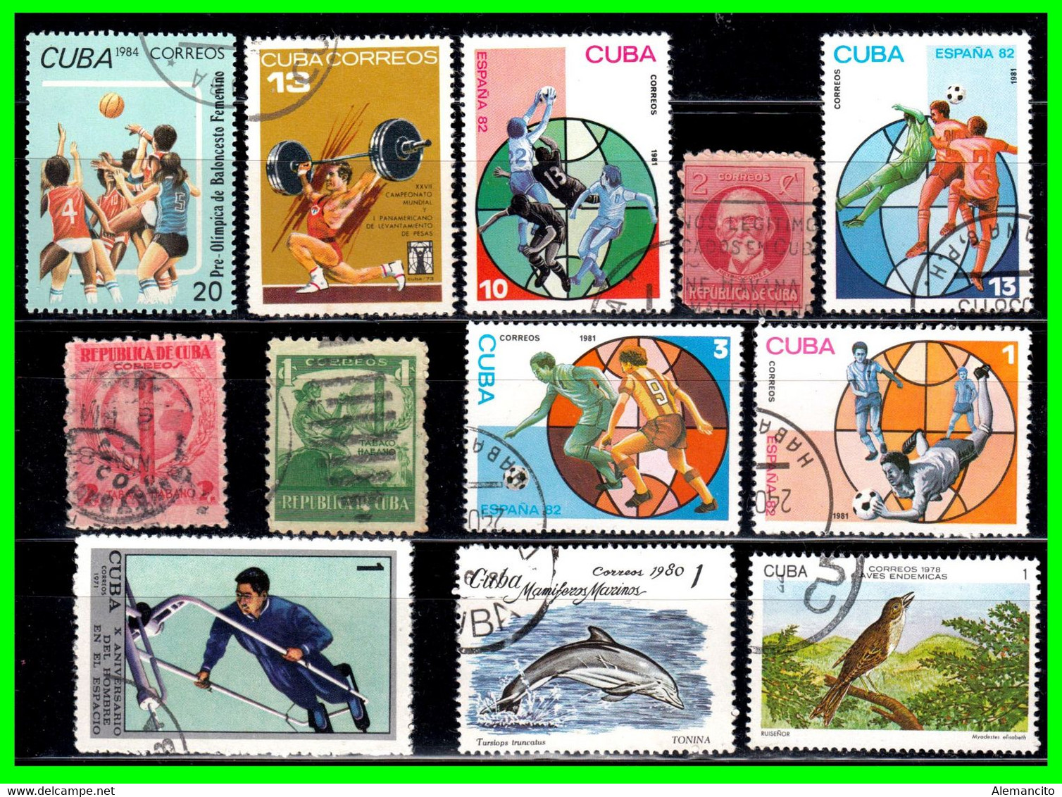 CUBA ( AMERICA DEL NORTE ) LOTE DE SELLOS  DIFERENTES AÑOS Y VALORES - Collections, Lots & Series