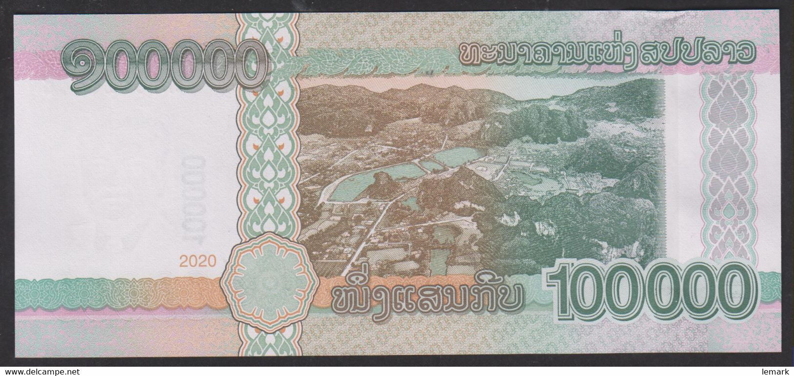 Laos 100000 Kip 2022 P42A AUNC - Laos