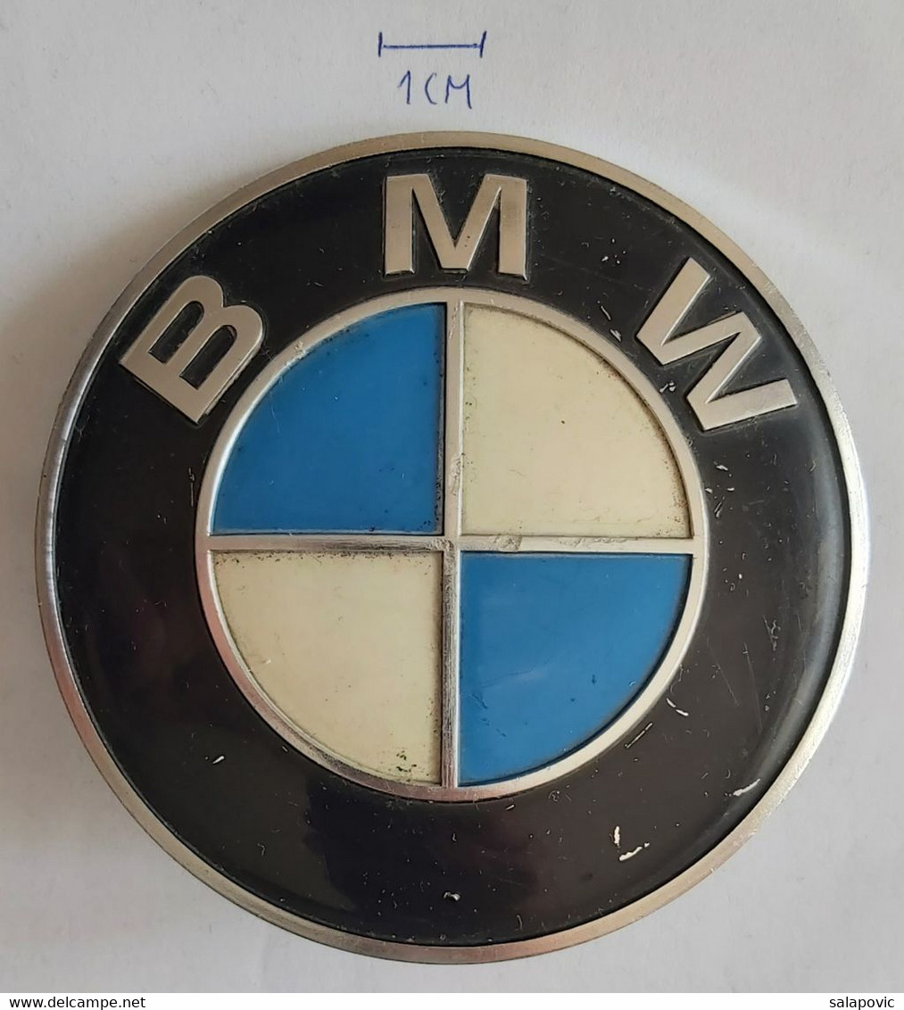 BMW - Car, Auto, Insignia, Emblem, Vintage Pin, Badge, Diameter: 81 Mm  PLIM - BMW