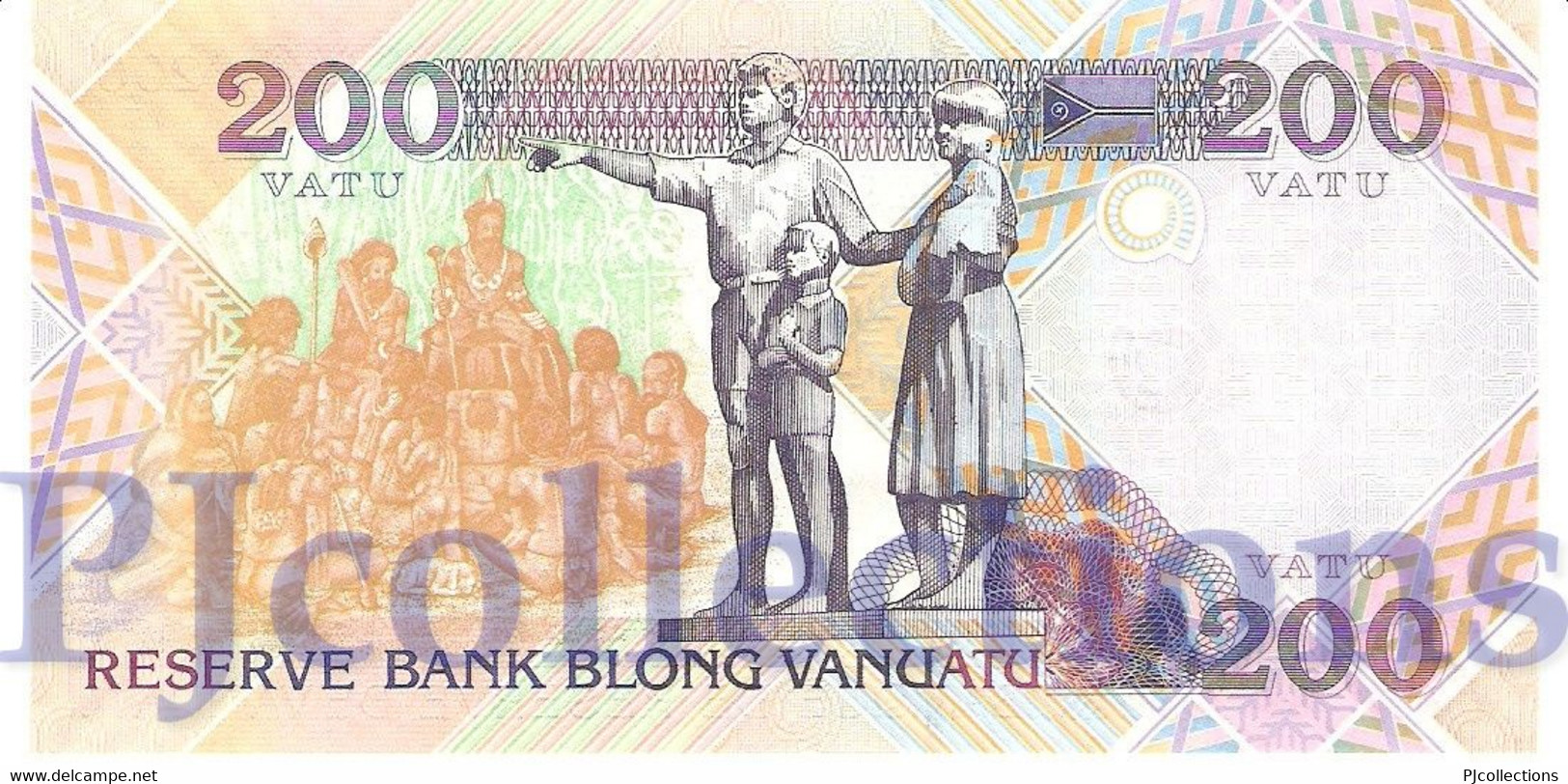 VANUATU 200 VATU 2011 PICK 8c UNC - Vanuatu