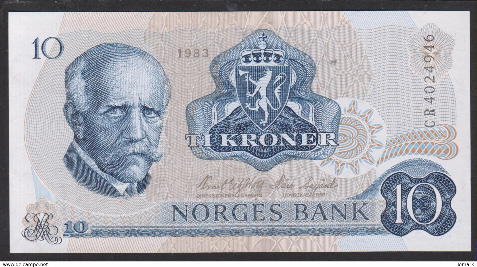 Norway 10 Kroner 1973 P36 XF - Noorwegen