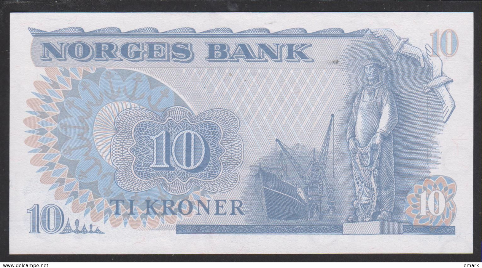 Norway 10 Kroner 1973 P36 XF - Norwegen