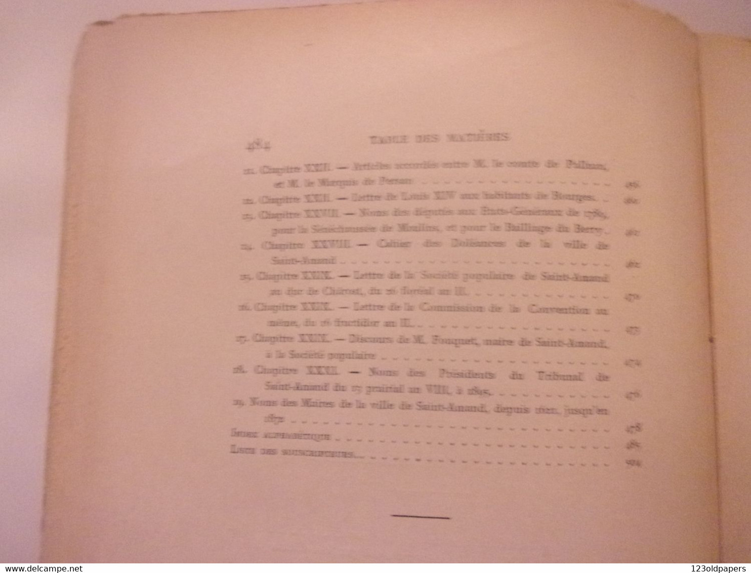 ♥️  BERRY 1895 Histoire des deux villes de Saint-Amand et du Château de Montrond. MALLARD  MONOGRAPHIE