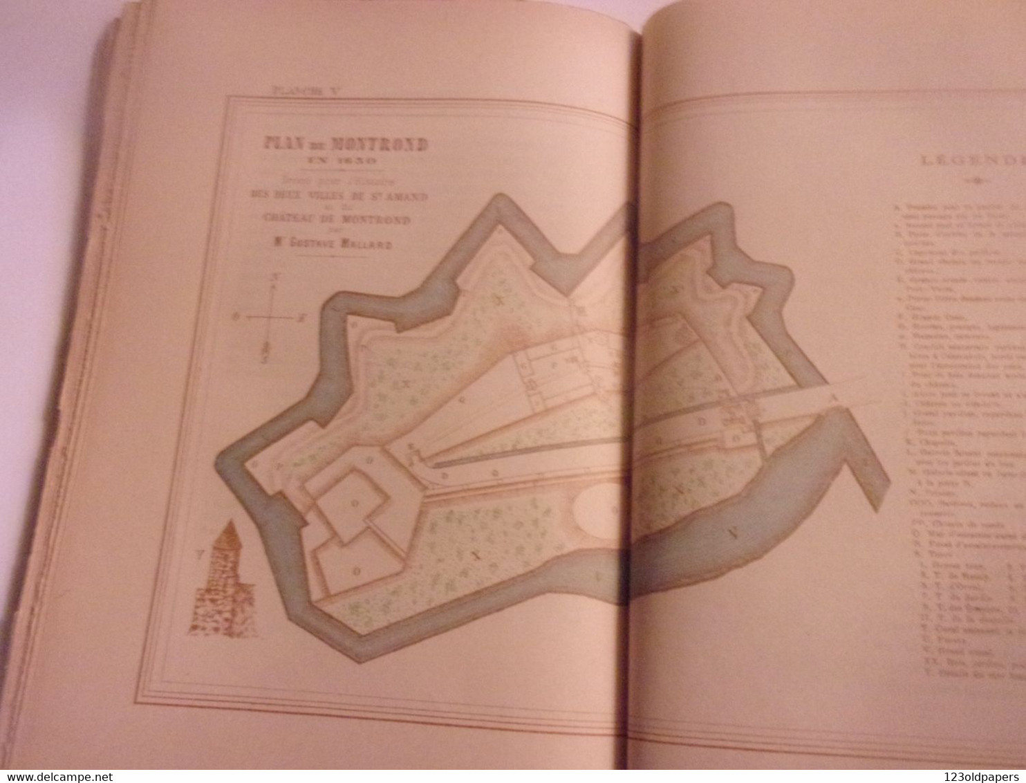♥️  BERRY 1895 Histoire des deux villes de Saint-Amand et du Château de Montrond. MALLARD  MONOGRAPHIE