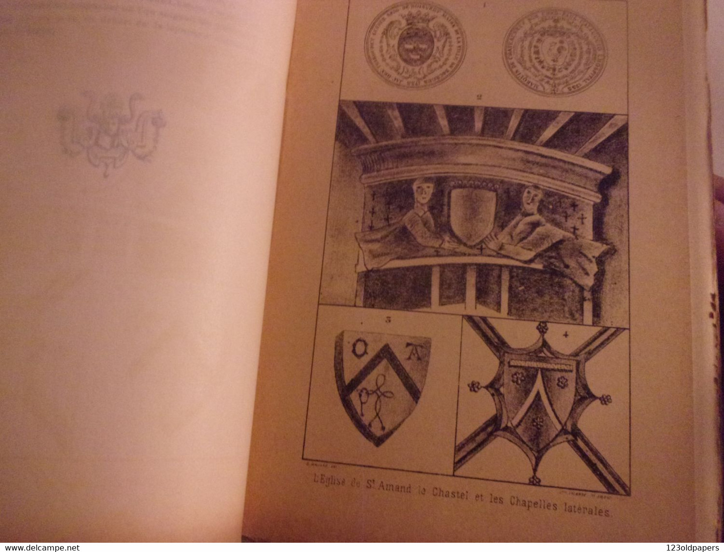 ♥️  BERRY 1895 Histoire des deux villes de Saint-Amand et du Château de Montrond. MALLARD  MONOGRAPHIE