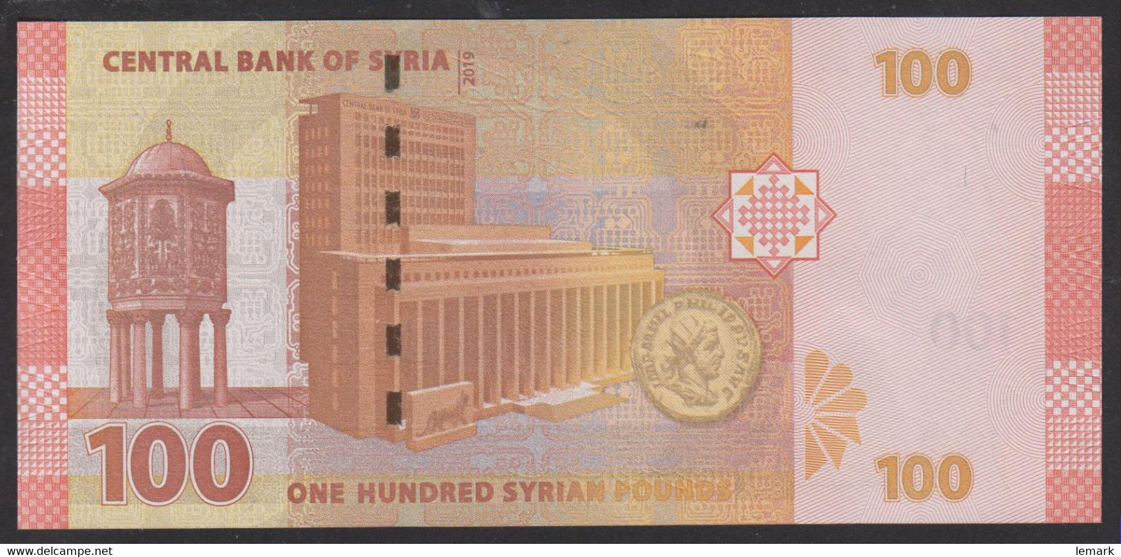 Syria 100 Pound 2019 P113  UNC - Siria