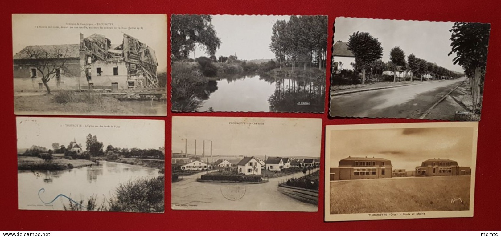 10 Cartes -  Thourotte        -( 60. Oise) - Thourotte