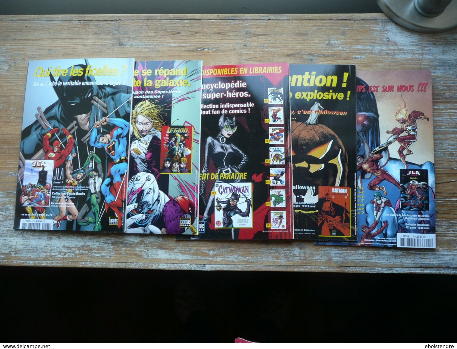 LOT 5 GENERATION DC N° 1 A N °5 PERIODE COMPLETE SAUF N° 6 DE AVRIL A DECEMBRE 2004 TEEN TITANS SEMIC COMICS  VF - Bücherpakete